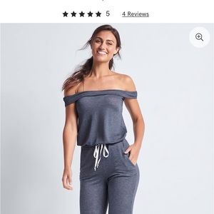 Off the shoulder jumpsuit